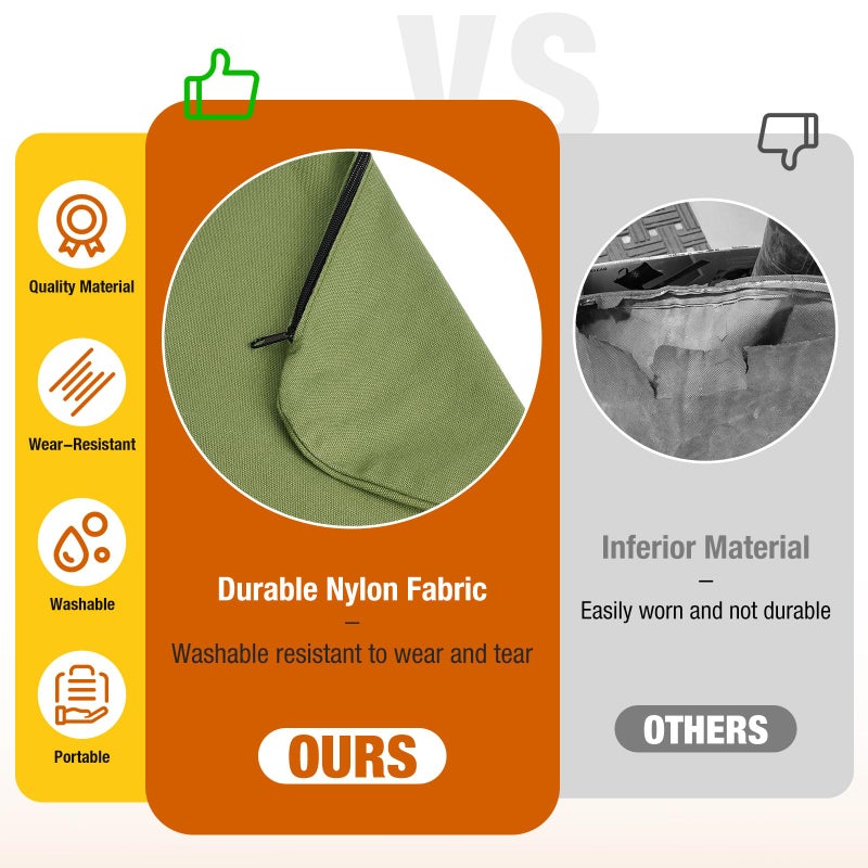 Zipcase Leaf Blower Vacuum Zippered Bottom Dump Bag for for Ultra Blower Rake & Vacuum Leaf Blowers - Image 5